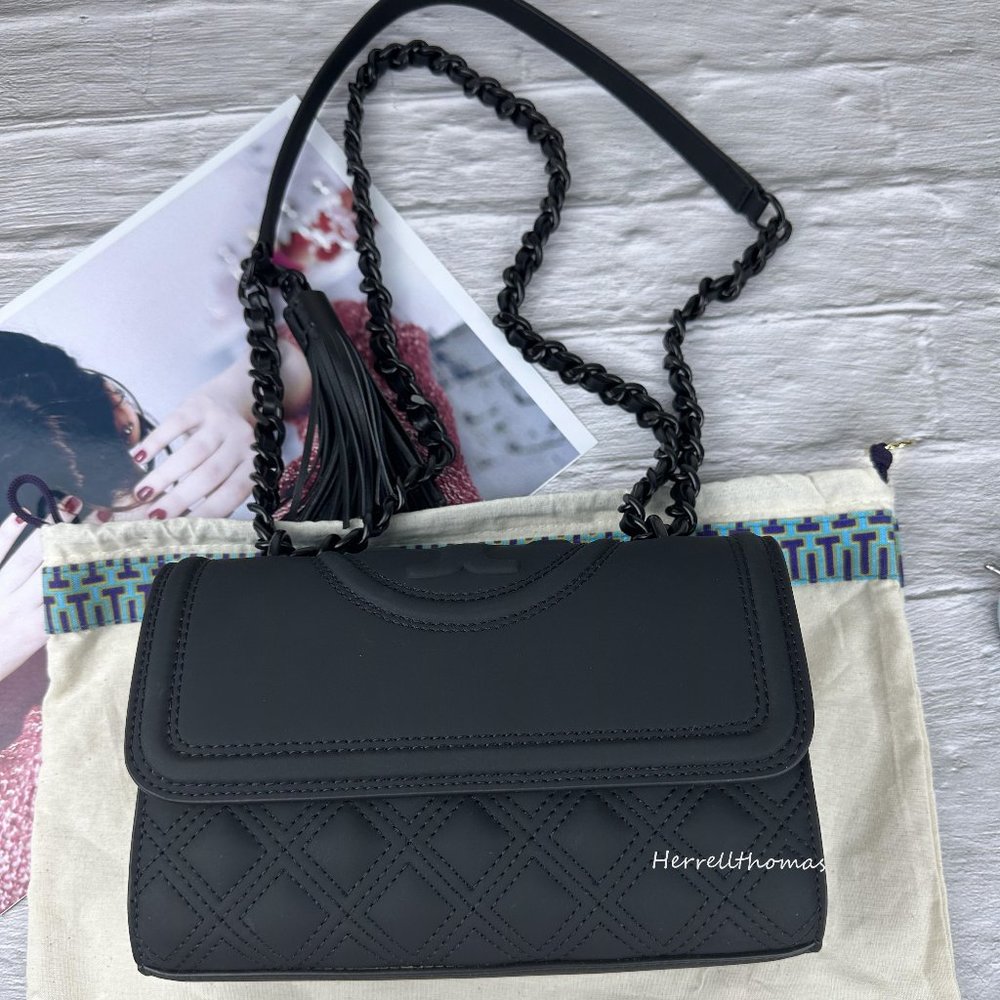 NWOT Tory Burch SMALL FLEMING MATTE CONVERTIBLE SHOULDER BAG